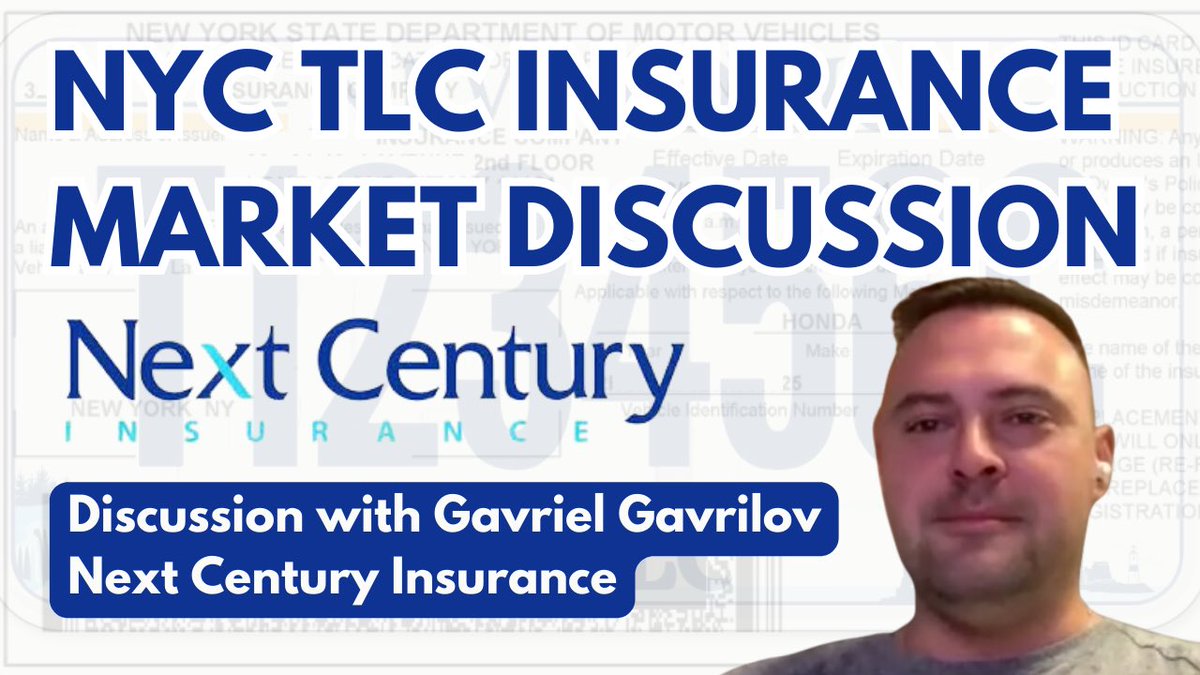 automarketplc's tweet image. Next Century Insurance President Gavriel Gavrilov and AutoMarketplace founder Dawood Mian sit down to speak about NYC TLC brokers &amp;amp; the overall TLC insurance industry #nyctaxi #ubernyc #tlcinsurance 

🔗 in description