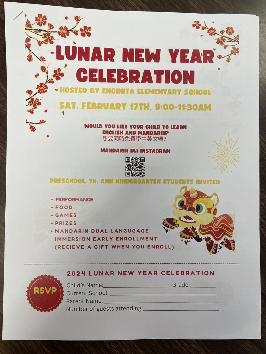 Please join our enrollment fair on 2/17 or invite whoever is ready/ interested in learning Mandarin with us next year! Please RSVP the event if you wish to come! <a href="/EncinitaEagles/">Sam Joo</a> <a href="/CommunicateRSD/">Rosemead_schooldistrict</a> <a href="/CLASS_K12/">CLASS_K12</a> <a href="/CLTA_CA/">Chinese Language Teachers Association of CA</a> <a href="/actfl/">ACTFL</a> <a href="/AsiaSocietyEDU/">Asia Society Education</a>