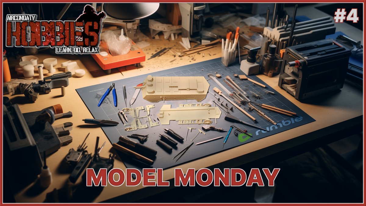 AircondaTvT's tweet photo. #Live on @rumblevideo (link below) working on the suspension of a WWI French tank called the St. Chamond.
I can't say I am super excited about this part of the build. I foresee a lot of broken parts. Let's cross our fingers & hope not.
#RumbleTakeover #ModleKits https://t.co/ZgeHE5D1hU