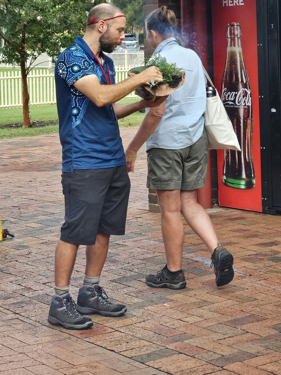 SMEEAndrew's tweet photo. 2024 EZEC Conference at UWS Hawkesbury has begun for NSW Environmental Education Centre staff. Welcomed to country with a smoking ceremony by Brewongle EEC. #EZEC #EnvironmentalEd @NSWEducation https://t.co/Ai7bb5qYNd
