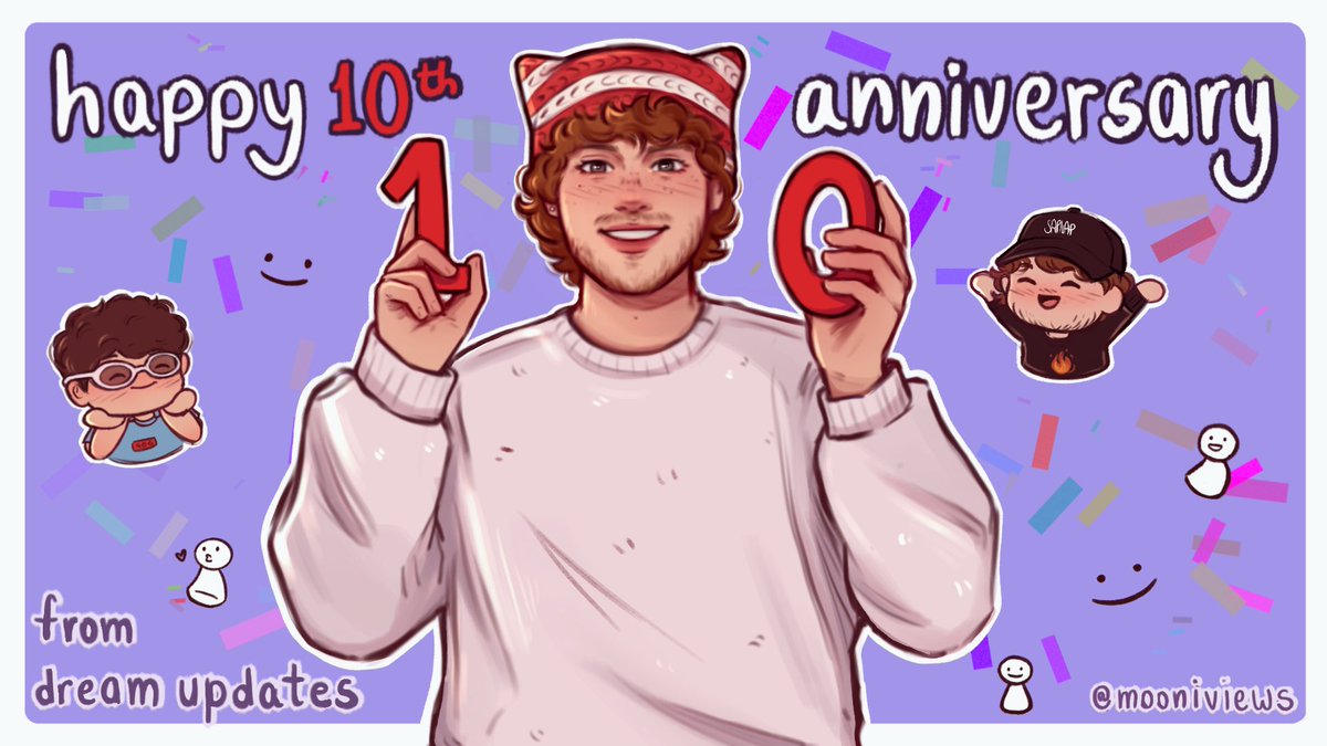 DWT_UPDATES's tweet photo. On the 8th of February, Dream’s Youtube channel will be 10 Years old! 

So to celebrate this day the right way we have arranged this amazing art piece to be displayed at New York’s Times Square! 

Thank you to @mooniviews for creating this amazing art!

Billboard info below ⬇️ https://t.co/ck100w9ZEU
