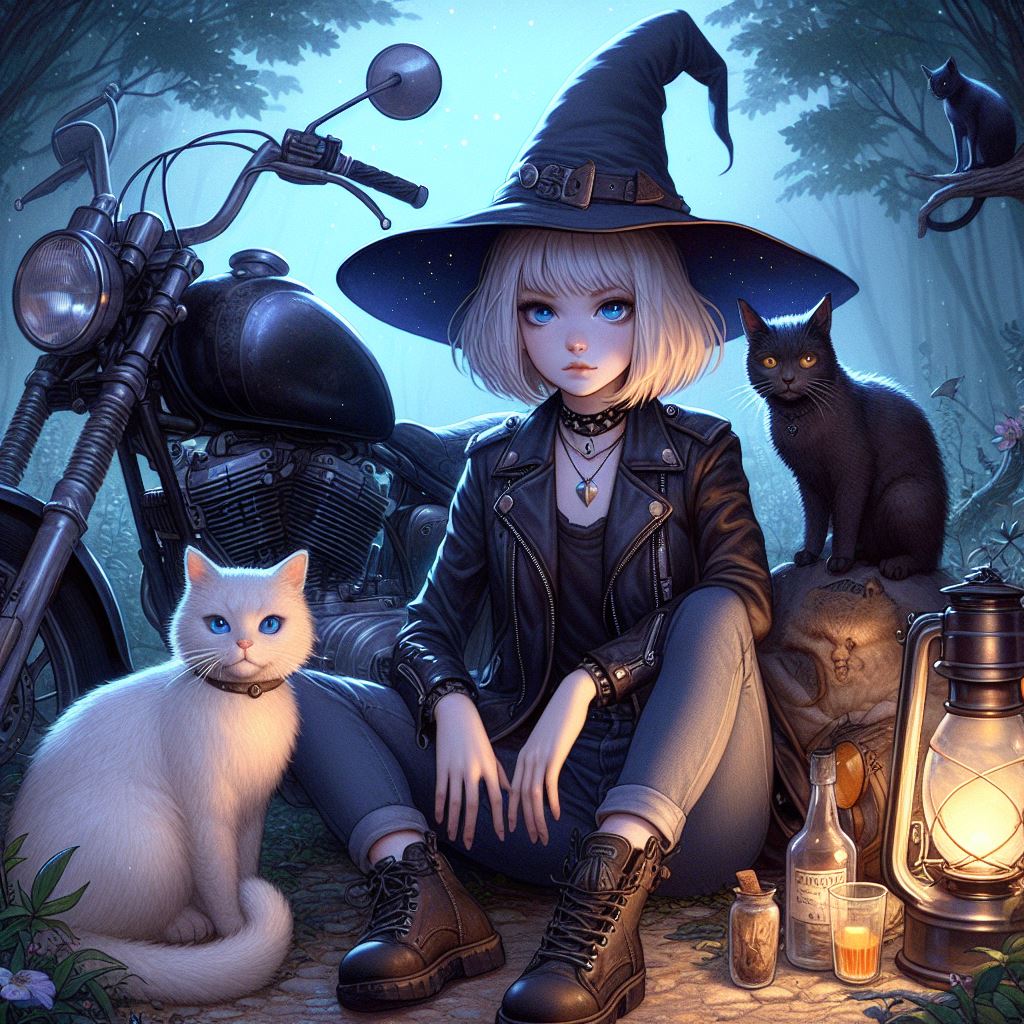 110Decibelios's tweet photo. Os presento a Luna, mi personaje dentro del #Aquelarre #NochesClaras #NochesAtq La historia ha sido generada con ChatGPT y la imagen creada con Bing. #JIPAtq24 @bimbasso https://t.co/VuJlgRaHjI https://t.co/F3zaecBV0G