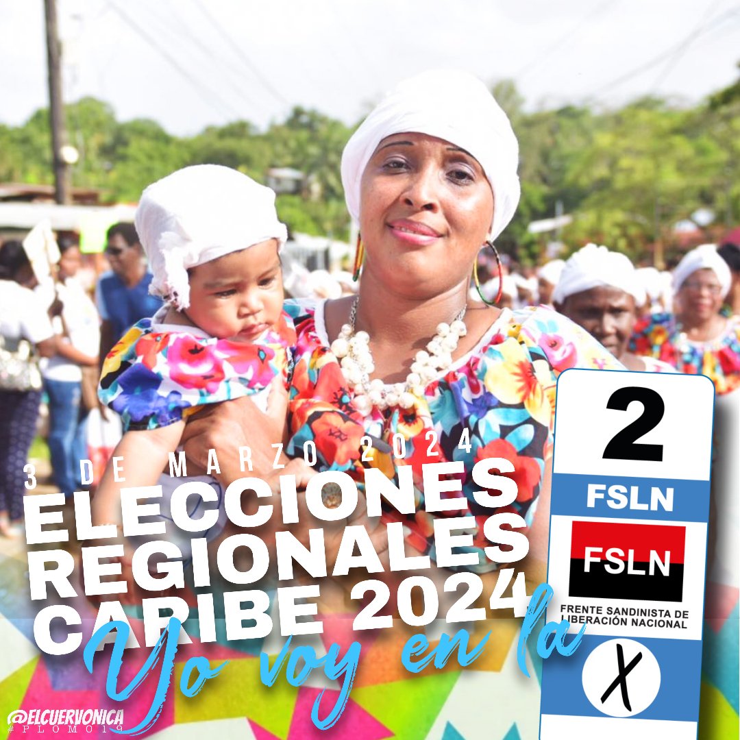 🗳️🇳🇮 Ya saben que este 3 de marzo, todos los costeños a votar en cascada por las candidatas y candidatos del FSLN ❤️🖤 a los Gobiernos Regionales Autónomos del Caribe Norte y Caribe Sur! 💪 #PLOMO19 #Nicaragua