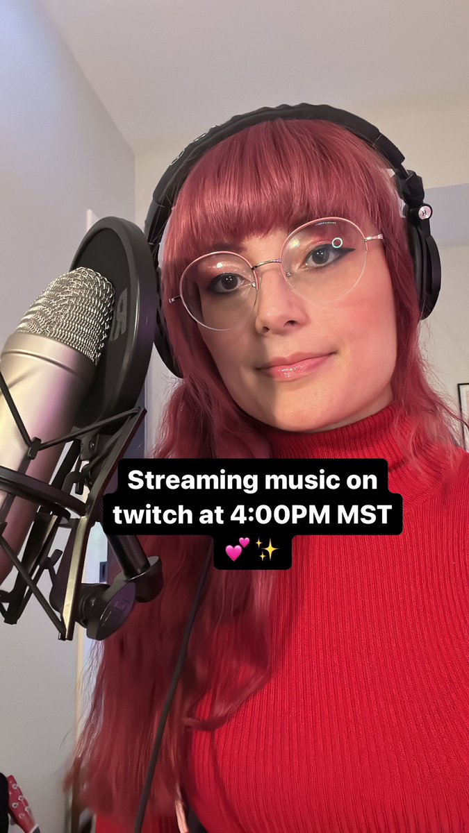 mariathebean1's tweet photo. Streaming music on twitch at 4:00PM MST💕✨
https://t.co/a9DVYBVZ4D https://t.co/XsEKmrNwFu