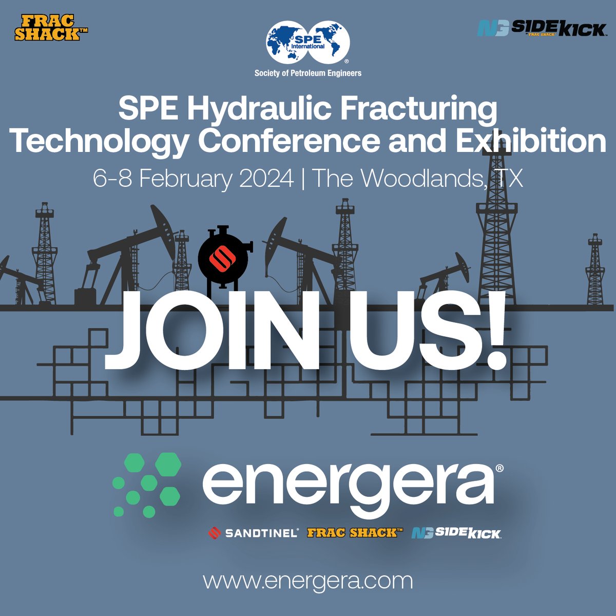 We will be attending the SPE Hydraulic Fracturing Technology Conference and Exhibition this week in #TX. Feel free to reach out if you would like to meet and #network. We hope to see you there! #SPEevents #energy #oilandgas #Energera #FracShack #Sandtinel