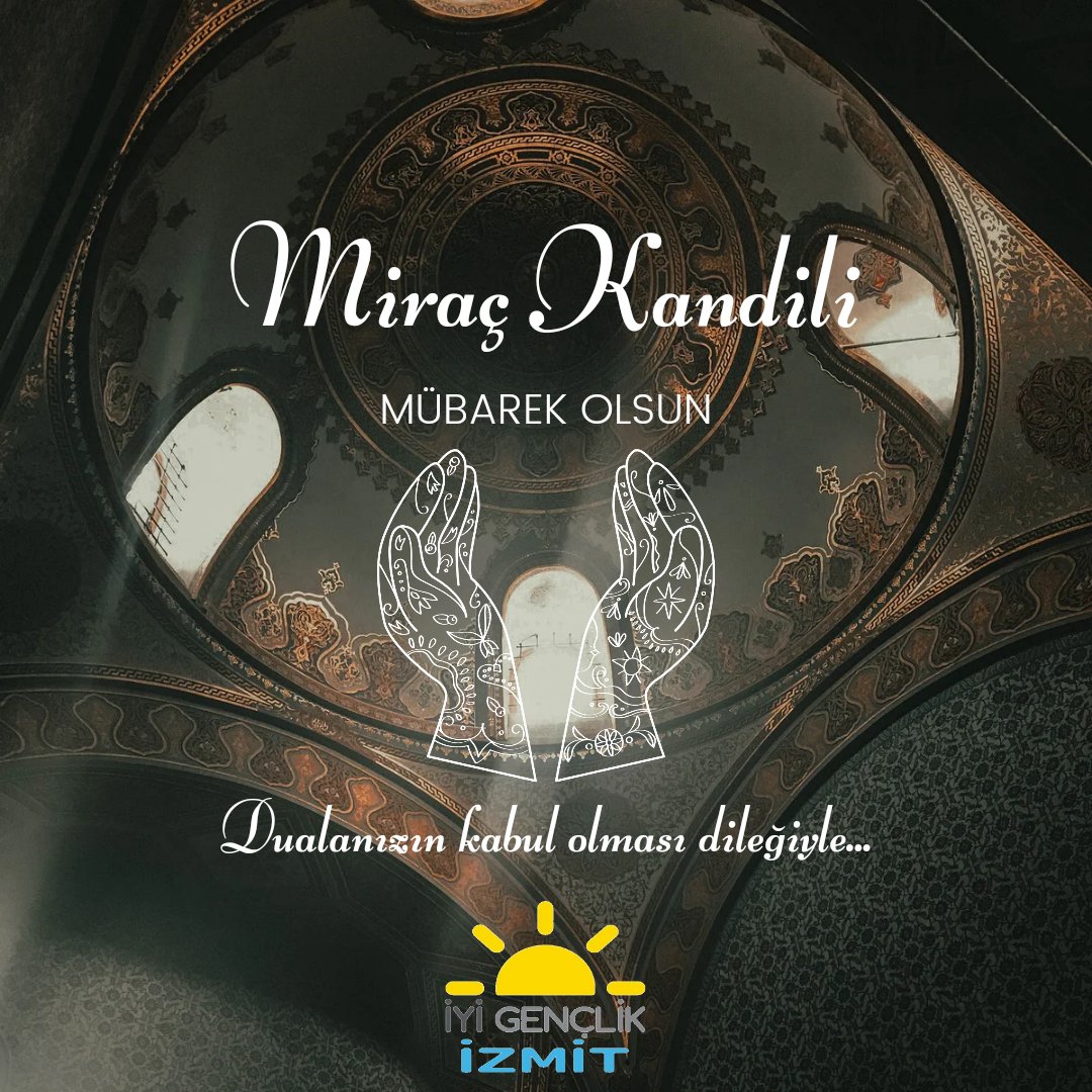 Dualarımız Kabul oldu bu kutlu gecede , Müslüman kardeşlerimizin Miraç Kandili mübarek olsun.

#miraçkandili

<a href="/iyiparti/">İYİ Parti</a> <a href="/meralaksener/">Meral Aksener</a> <a href="/iyigenclik_/">İYİ Parti Gençlik Kolları</a>