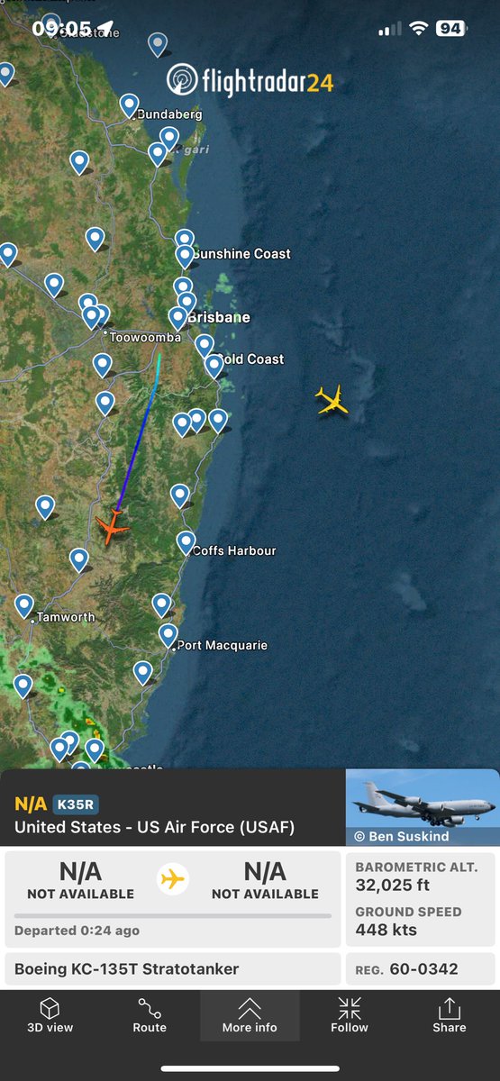 airman941's tweet photo. Another double whammy this morning out of YAMB
#MYTH12 on its 5th sortie of the trip, while #FRESH74 will be out tanking . #avgeek
#64-14836
#60-0342
Would say this might be the last sortie before they head back home. https://t.co/dcRMHRKVNz