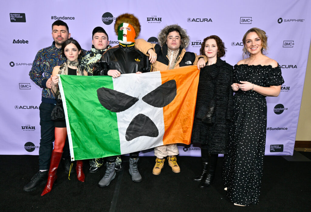 Irish Rappers Kneecap Hit Sundance Film Festival With Smoky Stunt