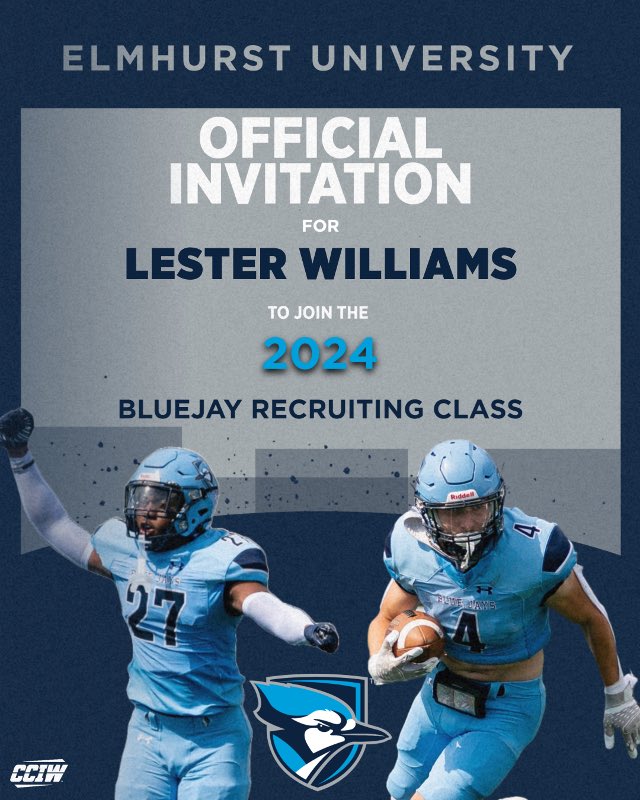 #AGTG Excited to say that I have received an offer from <a href="/ElmhurstU_FB/">Elmhurst University Football</a>. Thank you!! @CoachMurray_EU 
<a href="/Coach_Tahaney/">Jake Tahaney</a> <a href="/Coachrobmarler/">Rob Marler</a> 
<a href="/JMarkG1962/">Jeff Gardenour</a> <a href="/larryblustein/">Blustein Recruiting</a> 
<a href="/LMRamsFootball/">Lake Mary Football</a>