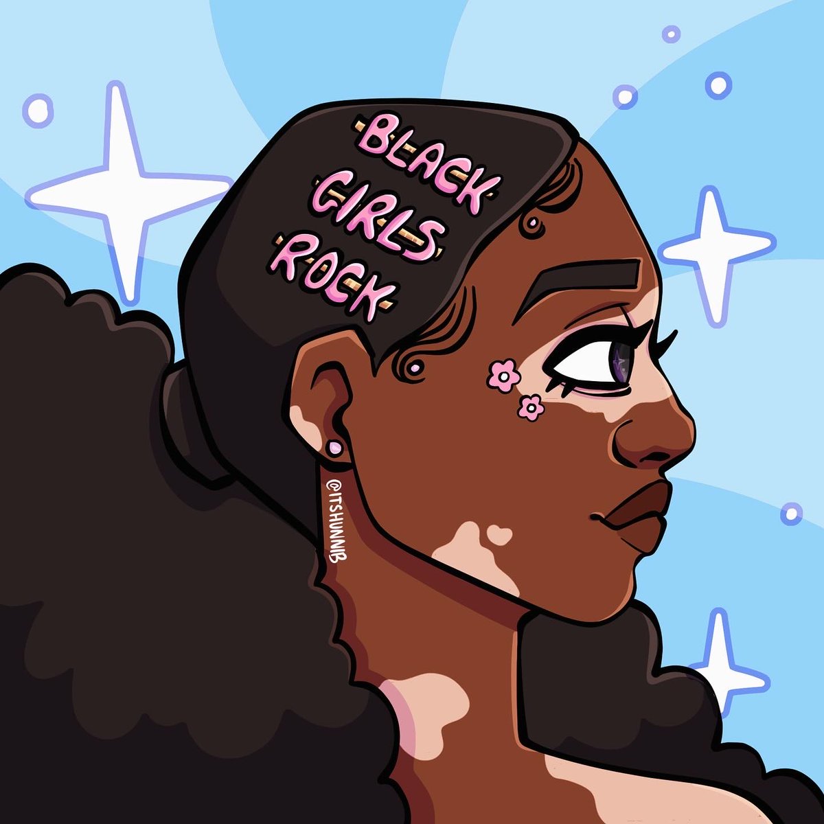 Black Girls Rock illustration set, Should I do a set of guys for this as well or move on to next illustration idea 🖤✨

This was fun to do, wanted to do more but maybe next time! 

#blackgirlsrock #Blackhistorymonth #NaturalHairArt #editorialart