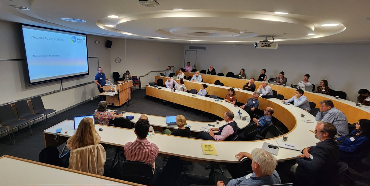 #AARES2024 pre-conference workshop 'Natural capital: state of play and future challenges.'