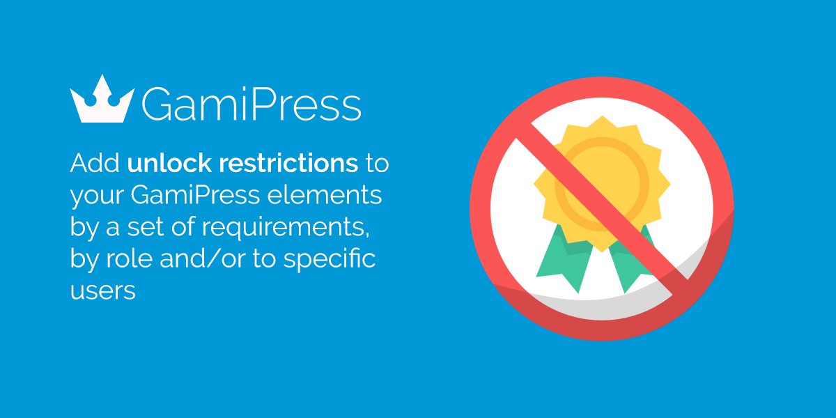 GamiPress's tweet image. #Restrict to some of your #WordPress users to #unlock elements of your #gamification setup by a set of requirements, by role and/or to specific users with this add-on
More details here: 👇
gamipress.com/add-ons/gamipr…