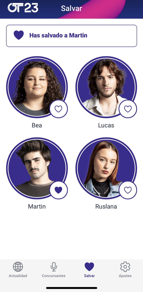 littlefreakswet's tweet photo. MARTIN VA A SER FINALISTA SI O SI 
#OTDirecto5F 
#OTGala10 https://t.co/vuBwux15JP