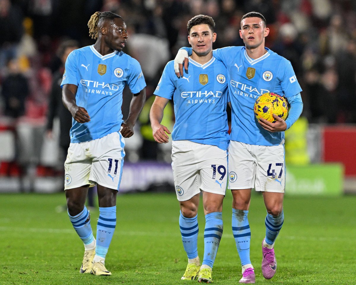 sportybetgh's tweet photo. 🆙 Next for the Citizens:
Liverpool will be feeling the pressure as City still have a game in hand. 

With 49 points just 2 points behind Liverpool's (51), Manchester City faces Everton at home next, while Brentford go to Wolves. 

#Getsporty #BREMCI #EPL #EPLtoday #PhilFoden https://t.co/CWmzn8aFFr