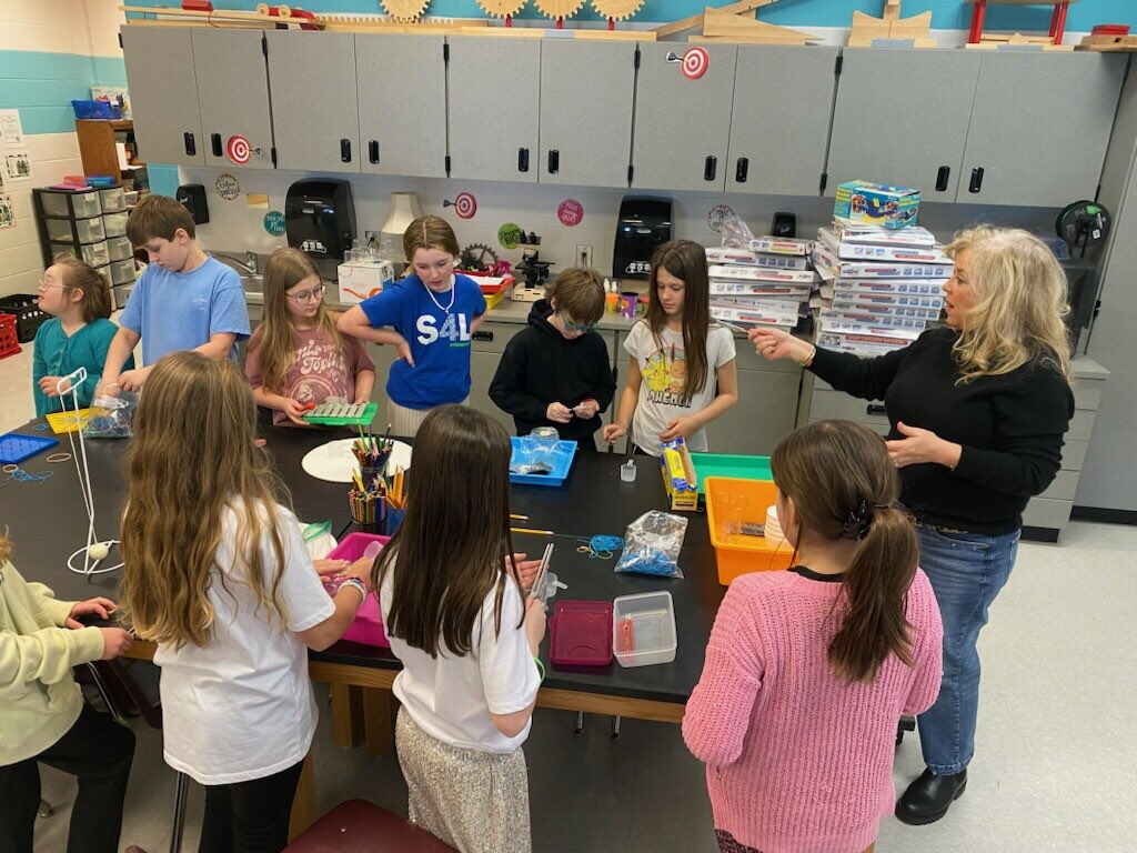 4th graders investigate sound in STEM lab with hanger bells, kazoos, and tuning forks. #LOVEBGSTEM <a href="/BGESTEM/">Ball Ground STEM Academy</a> <a href="/RebeccaHeard12/">Rebecca Heard</a> <a href="/CherokeeSchools/">Cherokee Co. Schools</a>