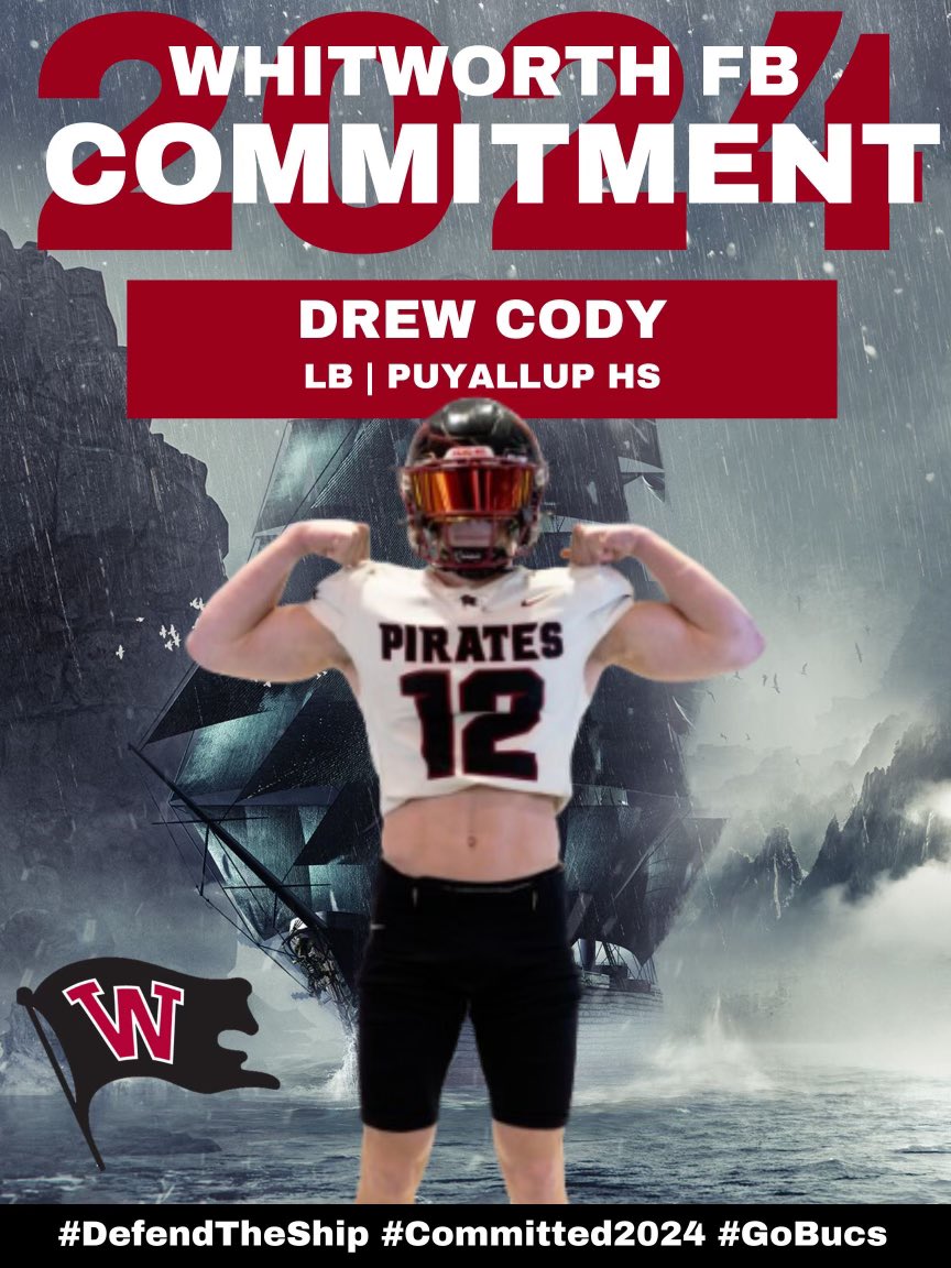 Andrew Cody (@drewcody11) on Twitter photo I’d like to announce my commitment to <a href="/WhitworthFB/">Whitworth FB</a>! I’m very blessed and thankful for this opportunity. I’d like to announce my commitment to <a href="/WhitworthFB/">Whitworth FB</a>! I’m very blessed and thankful for this opportunity.