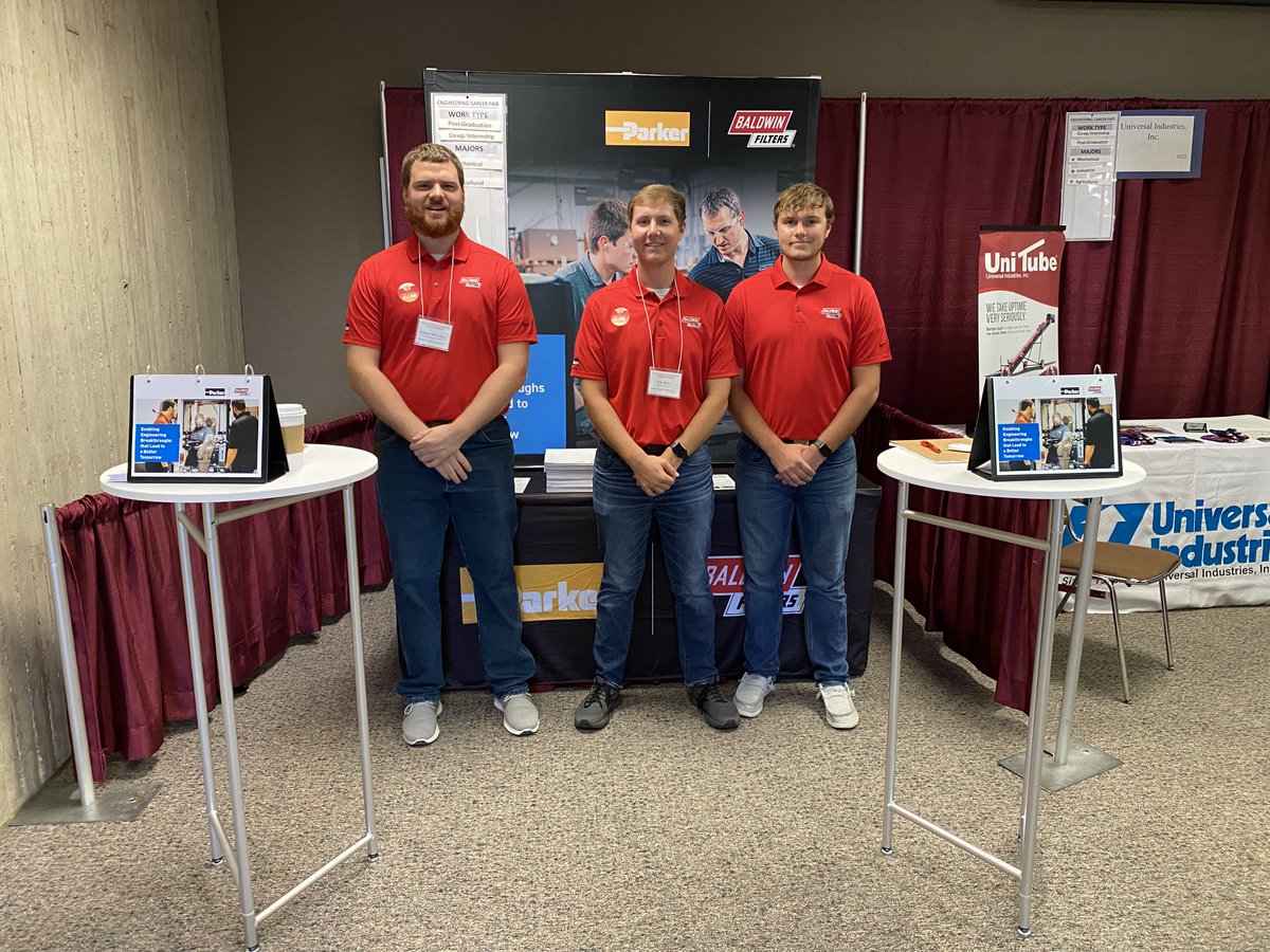 The Parker / Baldwin Filters team is excited to be attending the @sdsmt career fair tomorrow. We can't wait to meet everyone and talk about what we are passionate about - Mobile Filtration. #SouthDakotaMines
