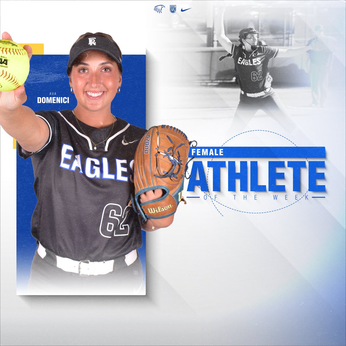 Embry-Riddle Eagles (@erauathletics) on Twitter photo Congrats to <a href="/ERAUSoftball/">Embry-Riddle Softball</a>’s Ava Domenici on winning the Embry-Riddle Female Athlete of the Week Award after pitching 9.1 innings with no earned runs allowed as the Eagles started 3-1!
#GoERAU #DaytonasHometownTeam Congrats to <a href="/ERAUSoftball/">Embry-Riddle Softball</a>’s Ava Domenici on winning the Embry-Riddle Female Athlete of the Week Award after pitching 9.1 innings with no earned runs allowed as the Eagles started 3-1!
#GoERAU #DaytonasHometownTeam