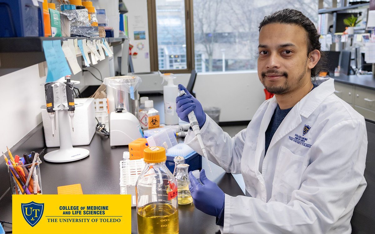UToledoMed's tweet photo. Saroj Khadka, a Ph.D. candidate in the Medical Microbiology and Immunology Track of our Biomedical Science Program, wrote a column in @toledonews discussing his research on bacteria Klebsiella and its attempts to evade our immune system. https://t.co/3QVPcZcaHd 
#UToledoMed https://t.co/cgNayQ1kpk