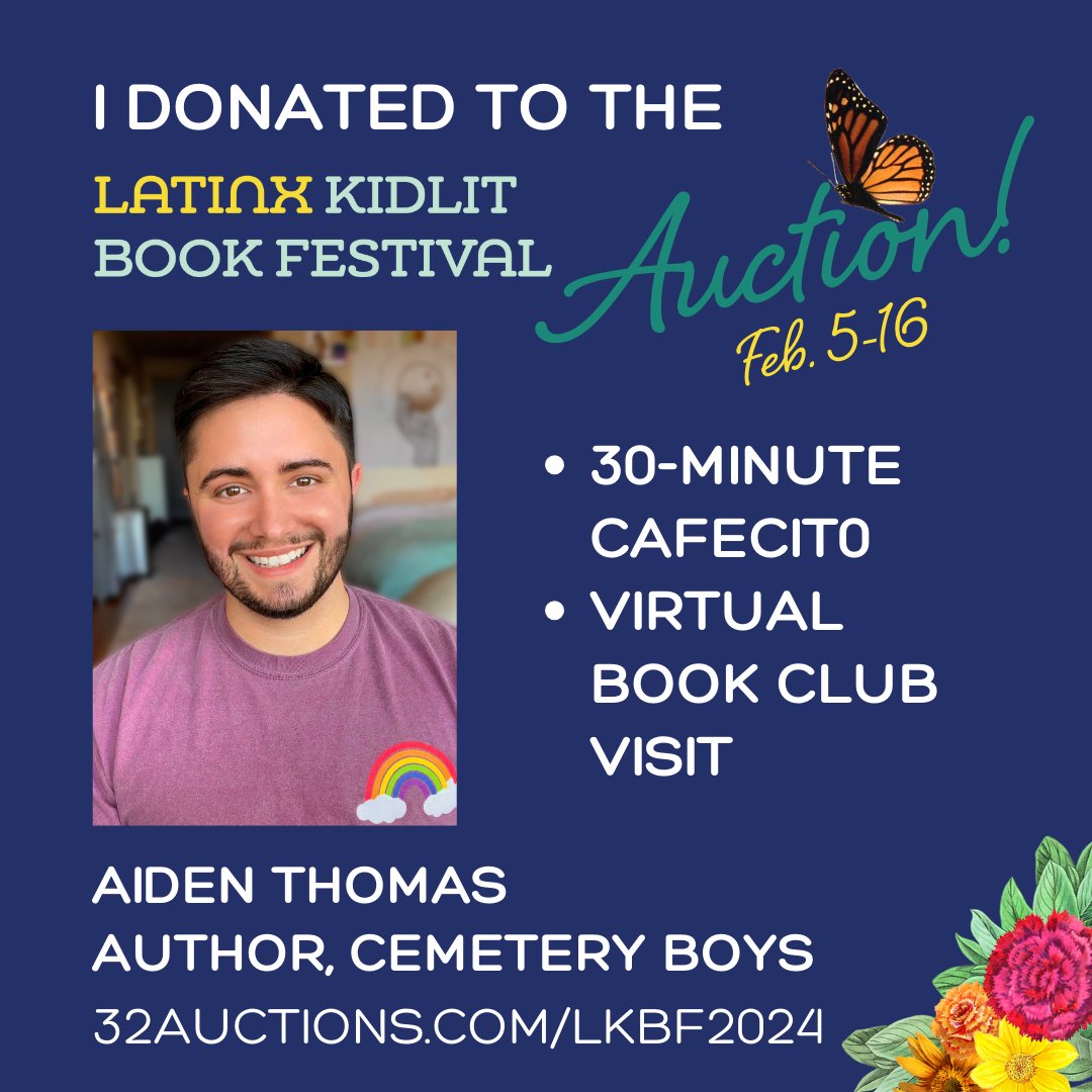 LatinxKidLitBF's tweet photo. 🌟Librarians &amp; Teachers, surprise your students with virtual author visits! Always a big hit! 

Give your students the gift of meeting award-winning, best-selling, kidlit-favorite authors!

BID NOW: https://t.co/V1tMGdVdzD

@aidenschmaiden @dbhiguera @wordsbykarina @Alex_V_Mendez https://t.co/oGHdWG434j