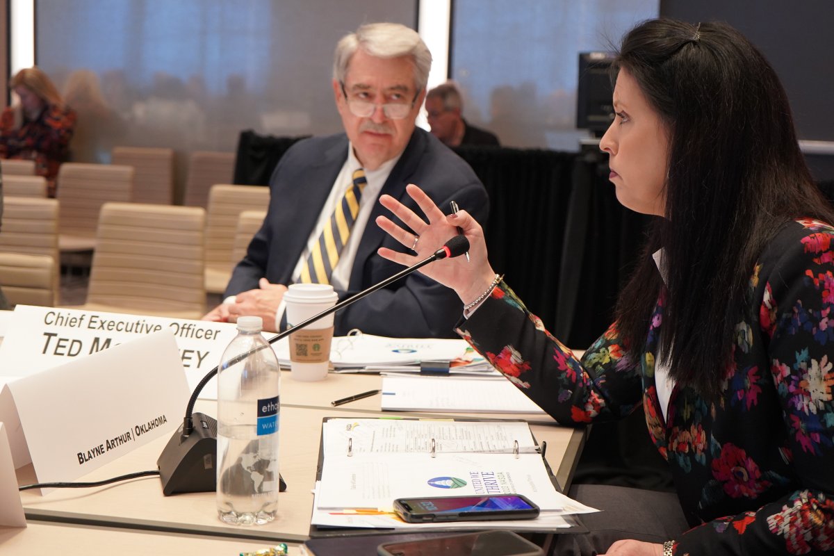 NASDAnews's tweet photo. At today’s Winter Policy Conference, federal and regional groups met with NASDA to continue collaborating on topics in the #food and #agriculture industry. Join us tomorrow for #policy discussions and our panel on developing the future of the #agworkforce! #UnitedWeThrive https://t.co/PooaKJpj8N