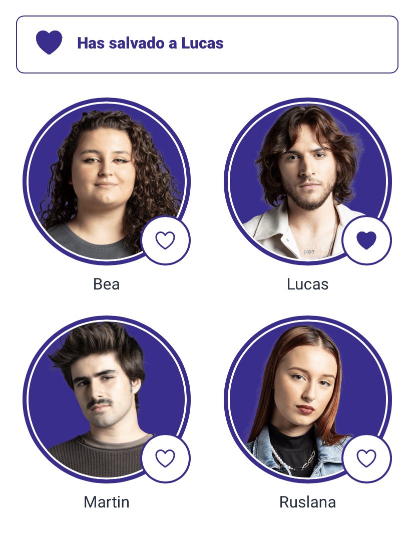 HILO 🤝🏼 DE VOTOS NAIARA FAVORITA Y SALVAR LUCAS  #OTGala10