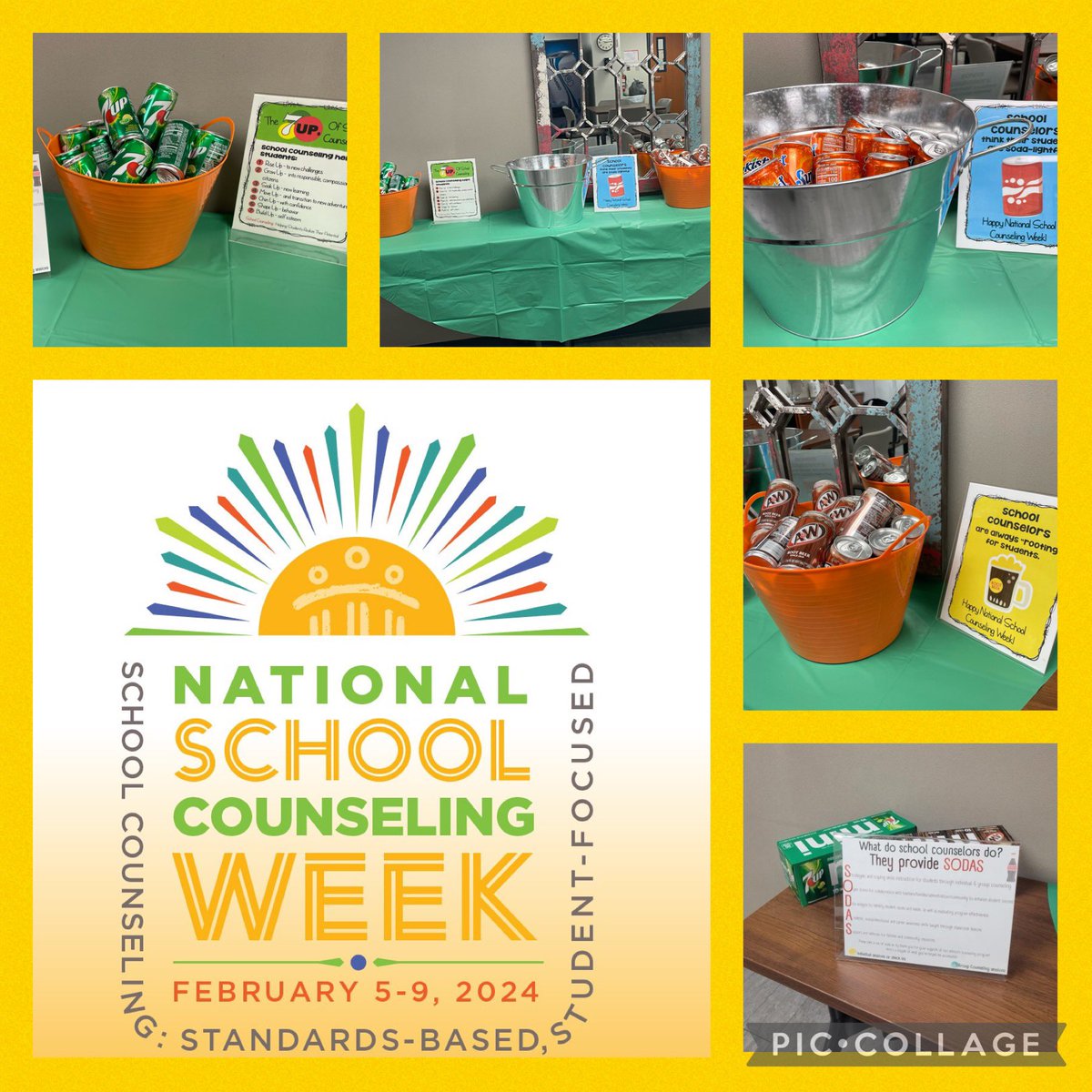 It’s National School Counseling Week and today our counselors taught our staff about the “7 Ups” of counseling while also providing refreshments.  They are “sod-amazing”! #NSCW2024 #theresnoplacelikearnold