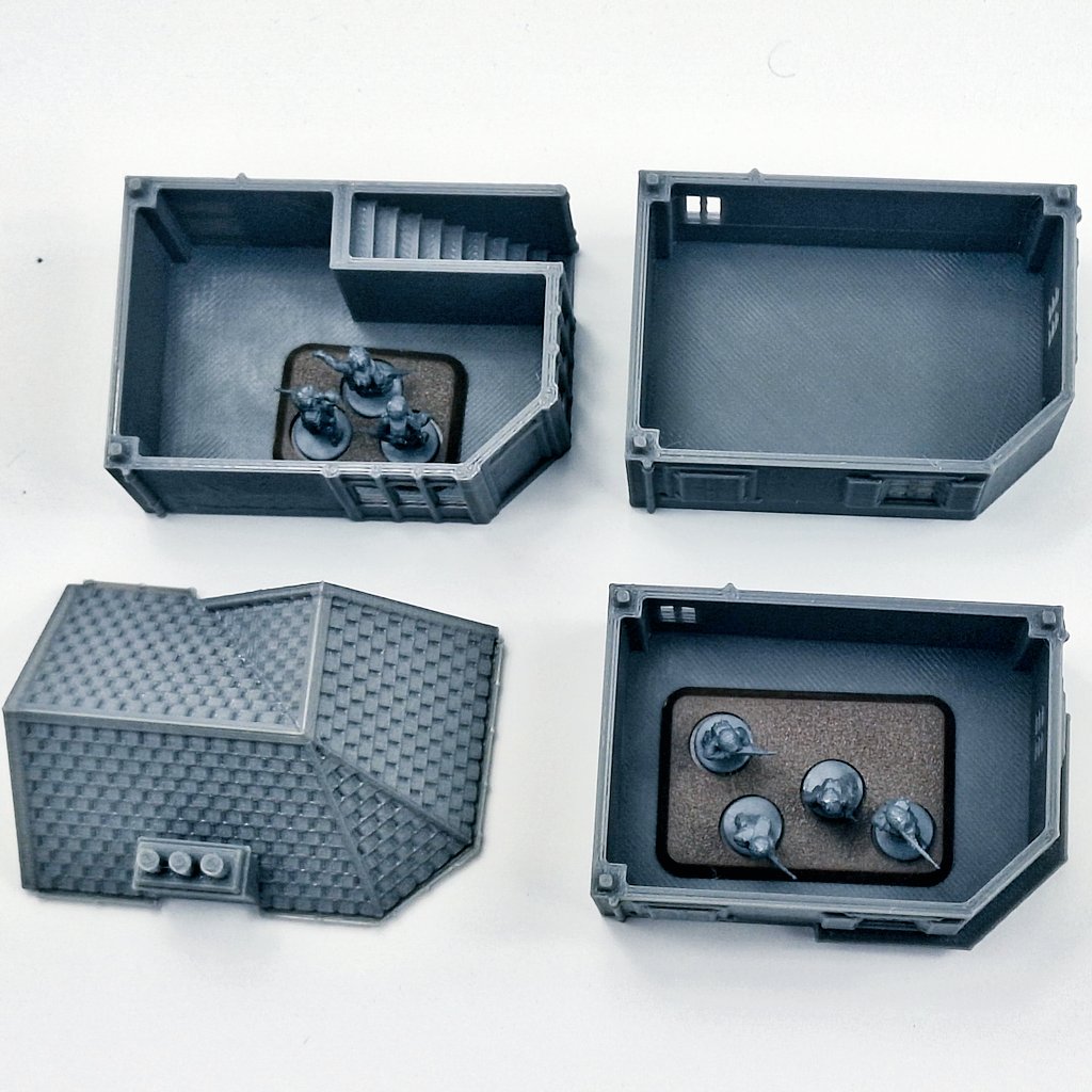 MiniaturesPat's tweet image. French Corner Shop #3DPrinted in #15mm to match with #tabletopwargames like #flamesofwar. This building was suggested by one of our clients.