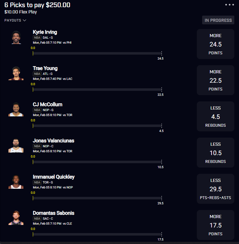 DefiantPicks's tweet image. 25x attempt on PrizePicks using the Player Prop Dashboard 💰

Like if tailing and good luck 🍀

Check out the Player Prop Dashboard for more picks! Sign up and try it for free for 7 days: 📊defiantbets.com/Pick&amp;#039;Em_Player…

Link to tail: 👇
prizepicks.onelink.me/gCQS/shareEntr…

#PlayerProps…