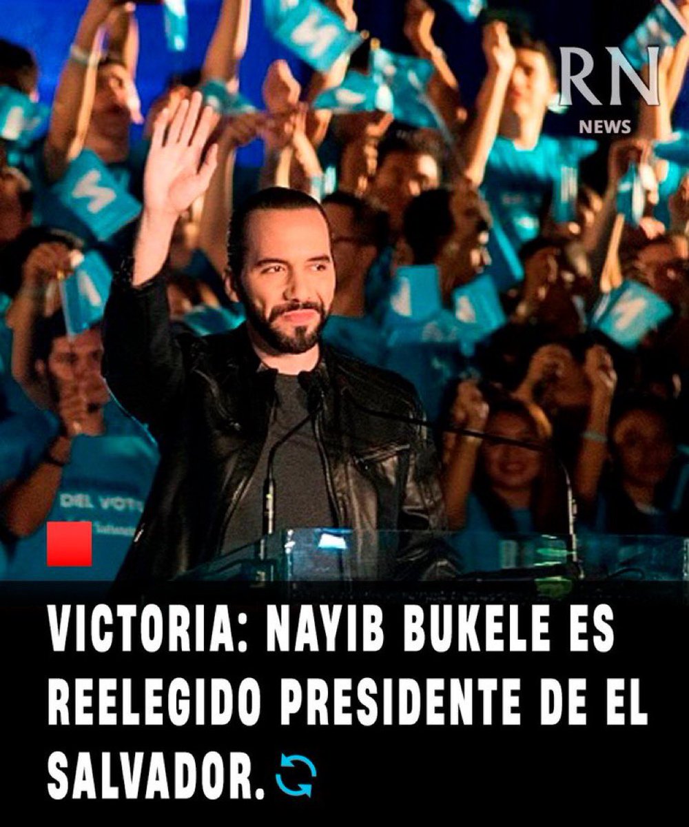 𝘎𝘢𝘵𝘰 𝘗𝘦𝘳𝘥𝘪𝘥𝘰 🌐 (@kaminnante) on Twitter photo <a href="/kaminnante/">𝘎𝘢𝘵𝘰 𝘗𝘦𝘳𝘥𝘪𝘥𝘰 🌐</a> 
La REELECCION de Bukele  nos deja claro que a la DERECHA Colombiana le encanta el tema ,por tanto veran con buenos 0j0s y no pondrán objeción para la Reelección de <a href="/petrogustavo/">Gustavo Petro</a> .
Entonces Vamos Con todo!!!
#PetroPresidente 2026/2030 ✌✊ <a href="/kaminnante/">𝘎𝘢𝘵𝘰 𝘗𝘦𝘳𝘥𝘪𝘥𝘰 🌐</a> 
La REELECCION de Bukele  nos deja claro que a la DERECHA Colombiana le encanta el tema ,por tanto veran con buenos 0j0s y no pondrán objeción para la Reelección de <a href="/petrogustavo/">Gustavo Petro</a> .
Entonces Vamos Con todo!!!
#PetroPresidente 2026/2030 ✌✊