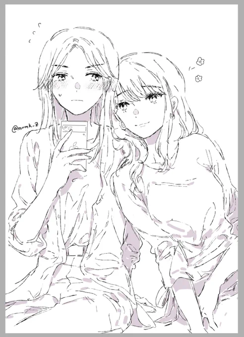 おはようございます!
息抜きラフ描きました 