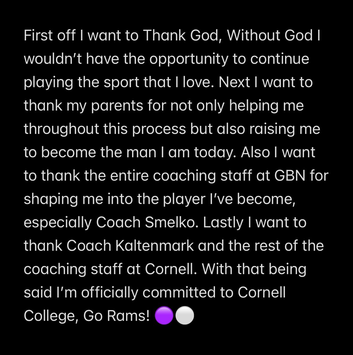 Lorenzo Filice (@lorenzof210) on Twitter photo Blessed to continue my academic and athletic career at Cornell College! <a href="/GNfootball/">Glenbard North Football</a> <a href="/coachkaltenmark/">Ryan Kaltenmark</a> <a href="/CornellRamsFB/">Cornell College Football</a> Blessed to continue my academic and athletic career at Cornell College! <a href="/GNfootball/">Glenbard North Football</a> <a href="/coachkaltenmark/">Ryan Kaltenmark</a> <a href="/CornellRamsFB/">Cornell College Football</a>