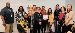 Proud to celebrate Carla Gatti, ESOL para, for her support with interventions in the classroom during our Zone 5 site visit! Thank you for all you do to support student learning! @HolcombBridgeMS @FultonZone5