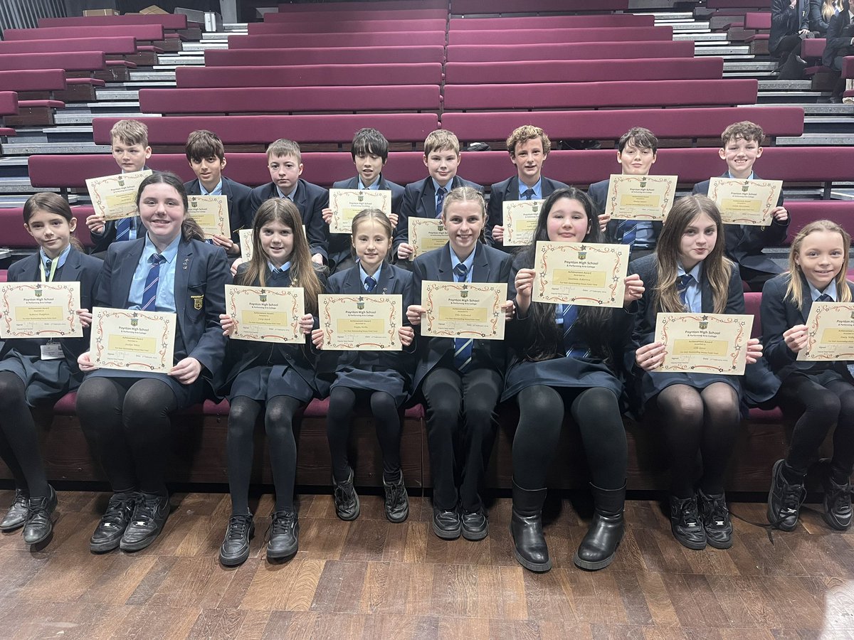 New year and new award for these students have made the best start in their form being top of the charts with their house points. Well done!