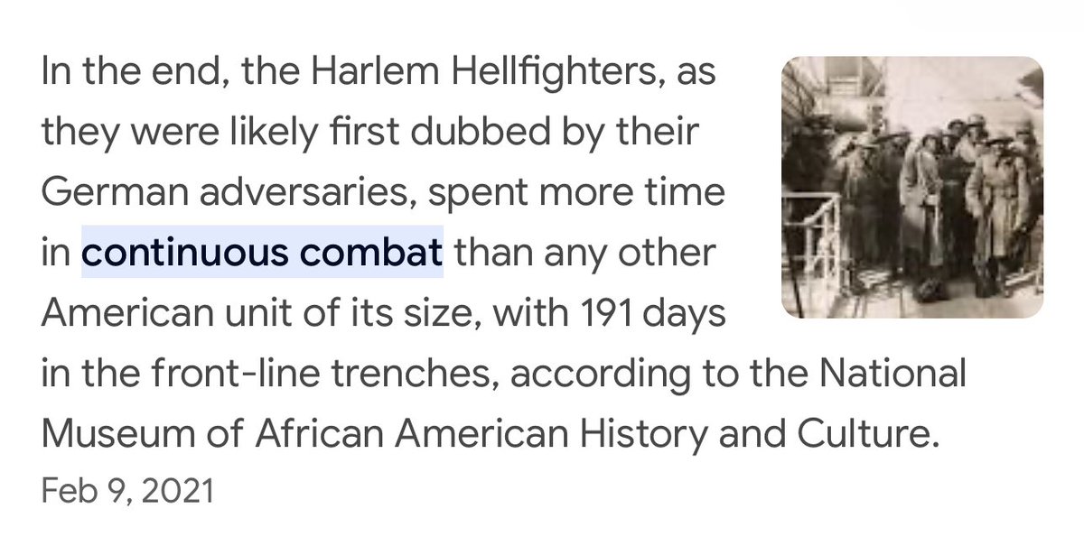 Still waiting on the movie to be produced #HarlemHellFighters #BHM