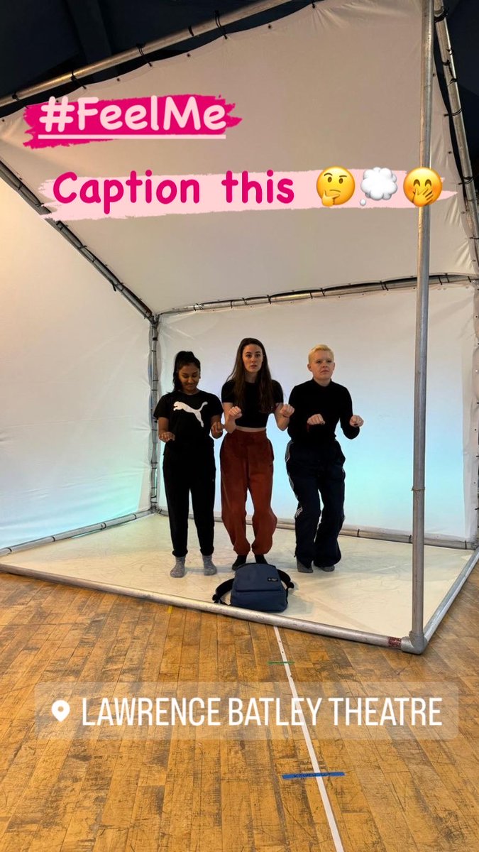 ThePaperBirds's tweet photo. #FeelMe Rehearsals are a GOOOOOOOOOO 🥳  Can you tell we're about about brining you our new show!
If you've not got your tickets yet - hurry as we're sold out &amp; have limited availability at some venues - booking info here: https://t.co/zbaHc2YxNL Feel Me opens @theLBT on Wed! https://t.co/uCjrWRooOl