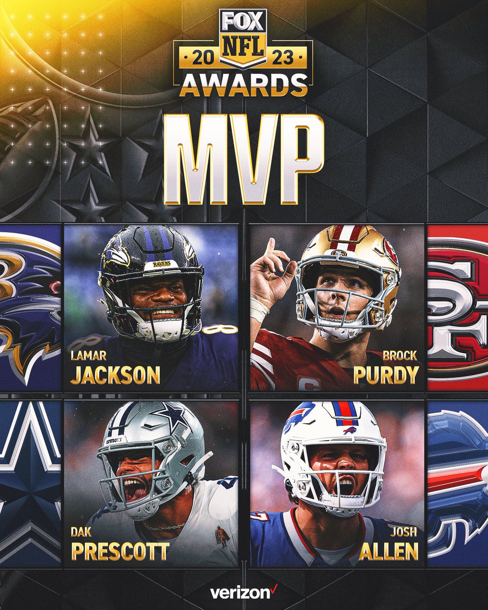 FOXNFLRearview's tweet photo. Who was the MVP of the 2023 season? 🏆 https://t.co/aLXnQTHjeS