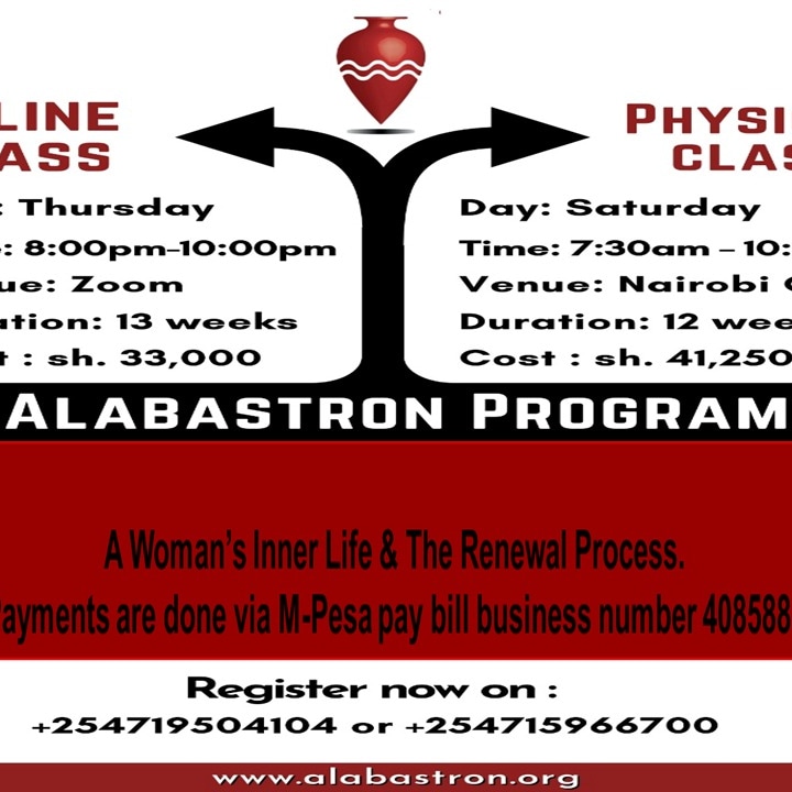 A Woman's in her Inner Life &amp; the Renewal Process.

See the poster attached on the 3 main stage of the Alabastron program both online and Physical.

To start you Inner Life and the Renewal Process,register using this link for the Open Day👇.
us02web.zoom.us/j/89492433517?…