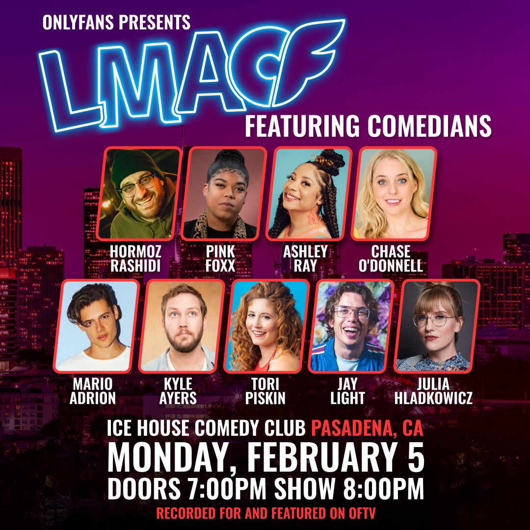 I’m filming a comedy set for <a href="/OnlyFans/">OnlyFans</a> tonight. You heard that correct. It’s very on brand for me. 

showclix.com/event/ice-hous…
