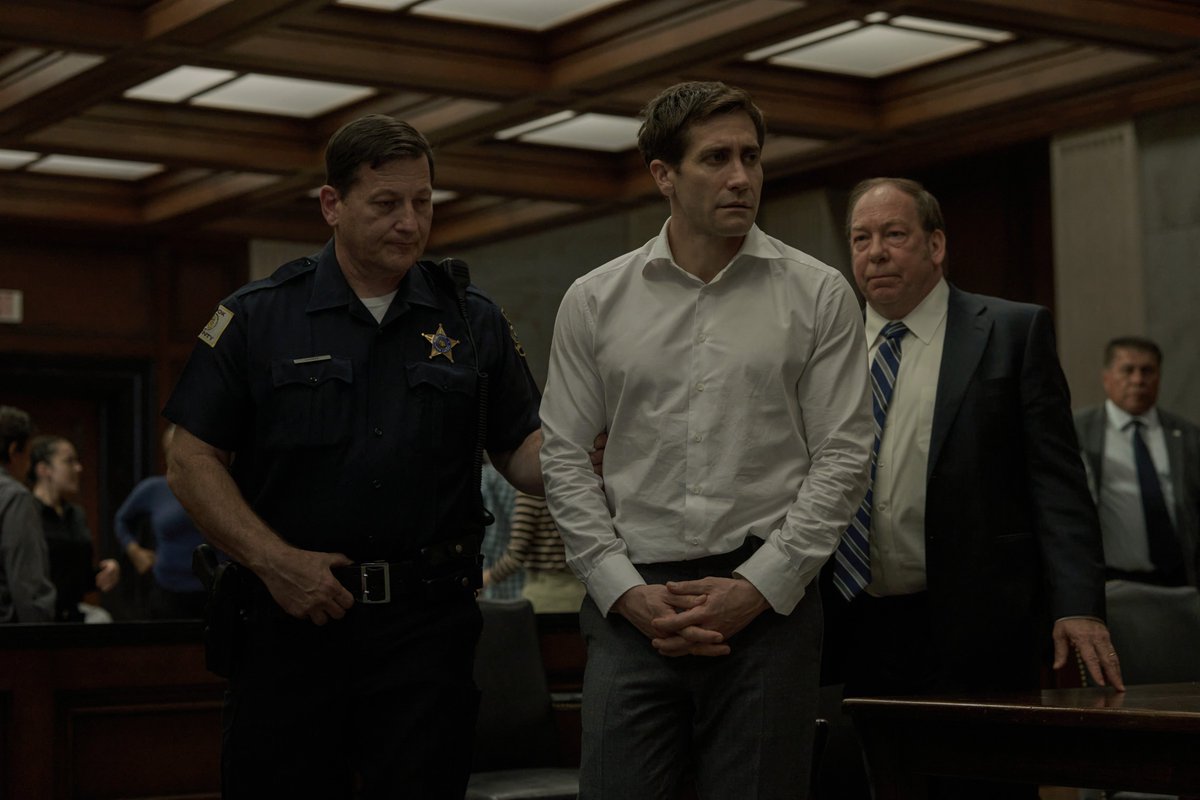 First look at PRESUMED INNOCENT with Jake Gyllenhaal and Ruth Negga for @AppleTV. I’ve re-teamed with @jjabrams @dustythomason and @bad_robot to direct 5 of the 8 episodes of this edge of your seat who-done-it that debuts June 14th. #presumedinnocent 👨‍⚖️