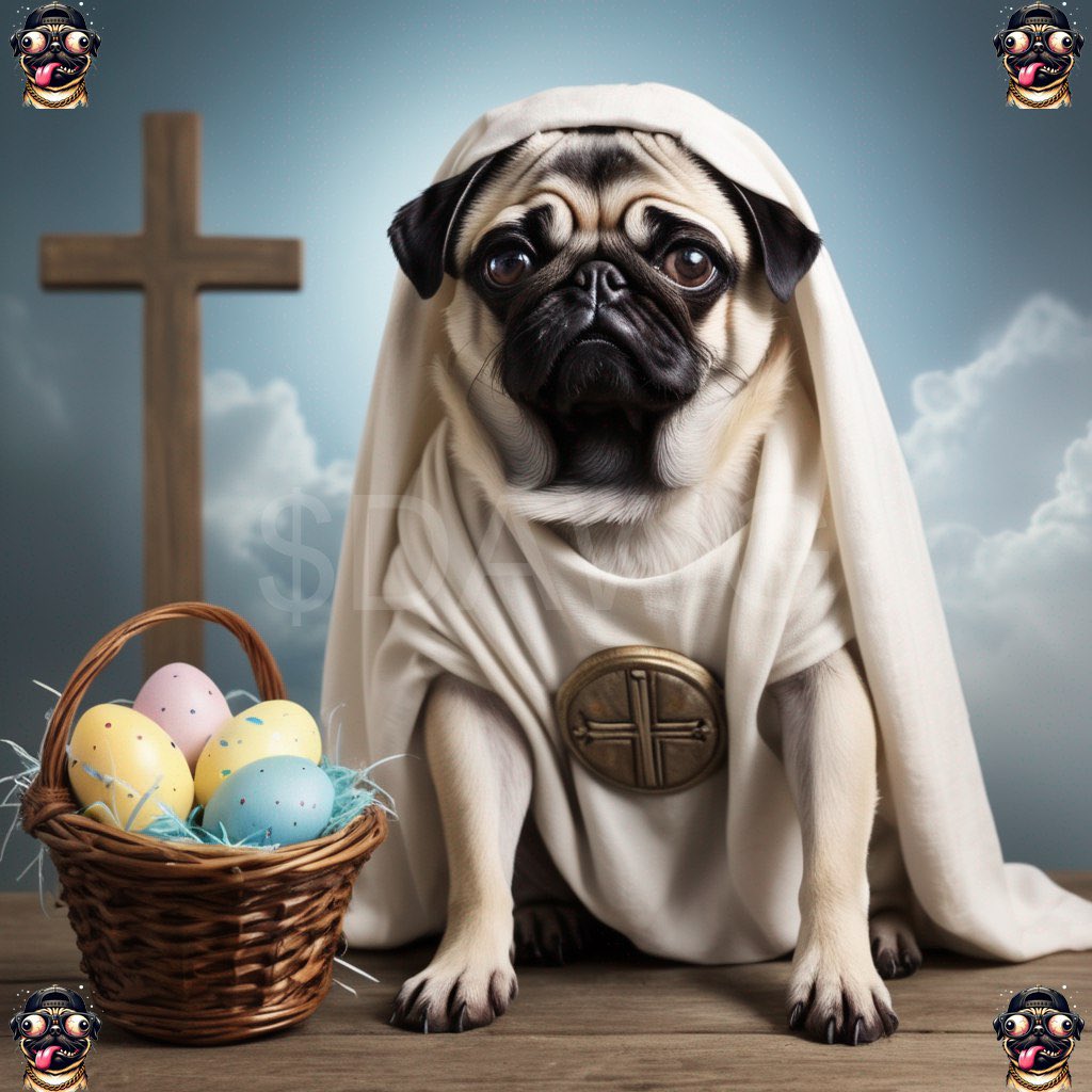 wessends's tweet photo. Some theories to think about…
Shib“Lord”
*Disappears and gets “crucified” by community
*Next week 40 days of fasting starts
Shib”lord” resurrection on Easter Sunday.
Biblical event
#40dayfast #jesus #crucified #Easter #resurrection $DAWG https://t.co/Tm1FsZae8S