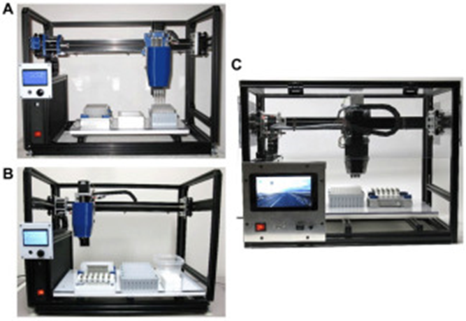 MWNautilus's tweet photo. MVO #Automation Platform: Addressing unmet needs in #clinical #laboratories with #microcontrollers, #3Dprinting & #OpenSource hardware/software:
-#RaspberryPi/#PiCam/#Python/#OpenCV-controlled
-#pipetting
-#photometry
https://t.co/5HL0VuzGmB
#DIYbio #lab #instruments https://t.co/7WxmaPxAbZ