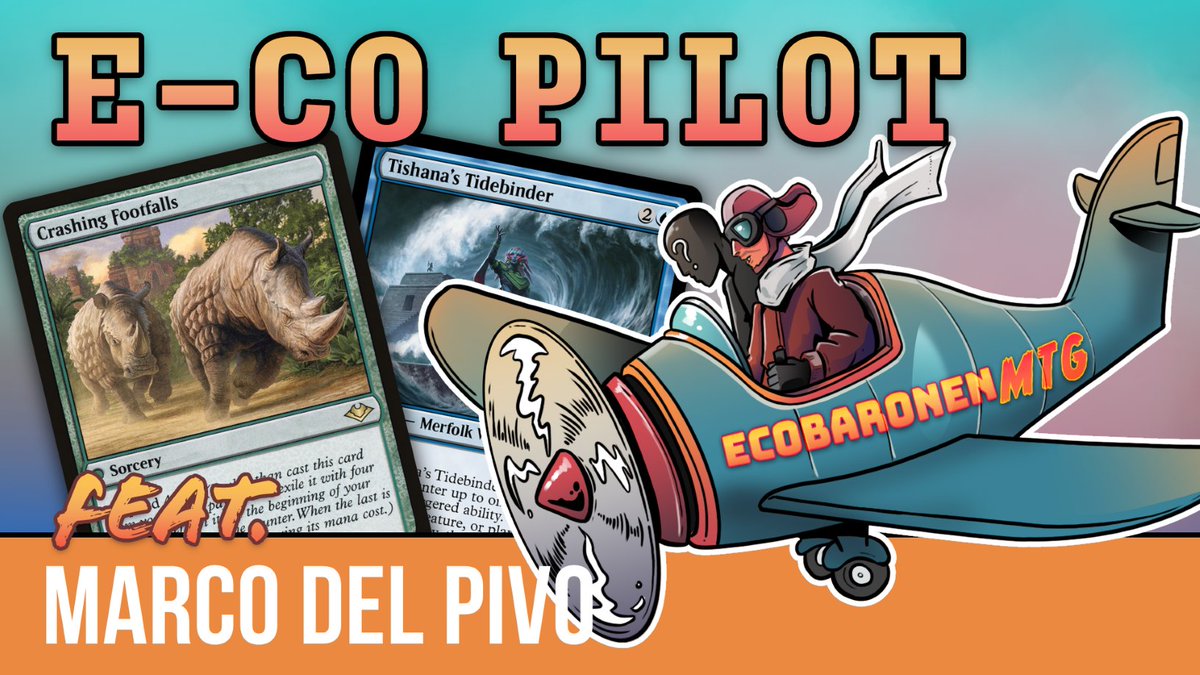 Some of you guessed it! The EU RC champ <a href="/PivoUlivo/">Marco Del Pivo</a> 🇮🇹  was kind enough to join me as the first guess of my e-co pilot series! We talk about his triumph, we beat three tier 1 decks in super tight matches, and I even throw off Marco with a little surprise! Enjoy via link below 🧡⬇️