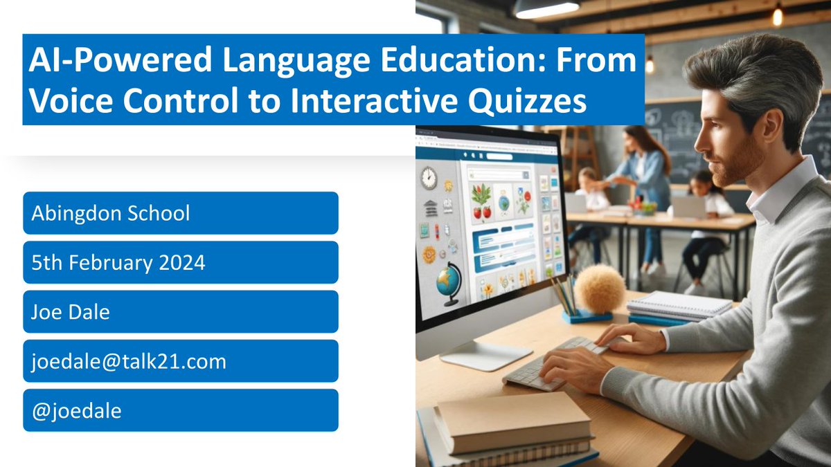 Thanks to the #trainstrike I delivered my training for <a href="/AbingdonMfl/">Abingdon MFL</a> online instead of face to face and was delighted with the response :-)