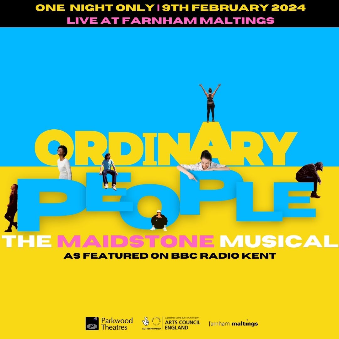 Friday 9th February 7.00pm Farnham Maltings

ORDINARY PEOPLE: The Maidstone Musical is back for one night only! True stories from local residents turned into a spectacular musical and only £3 a ticket! Bargain.

Find out what it's all about!

Book tickets
farnhammaltings.com/events/ordinar…