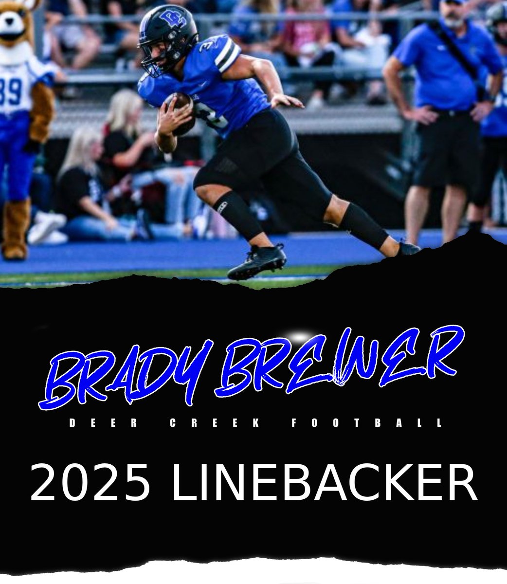 Player Spotlight: '25 Linebacker / Safety Brady Brewer (@Brady_Brewer3) 5'10 / 175 4.0 GPA Relentless Playmaker Hudl Film: hudl.com/v/2M69XS #RecruitTheCreek