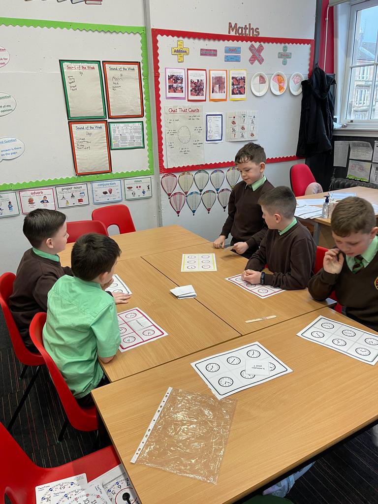 St_Denis_PS's tweet photo. Primary 4 enjoyed active stations today to develop their understanding of time, working in groups to beat the clock 🕣 #teamwork https://t.co/voazwAXFS8