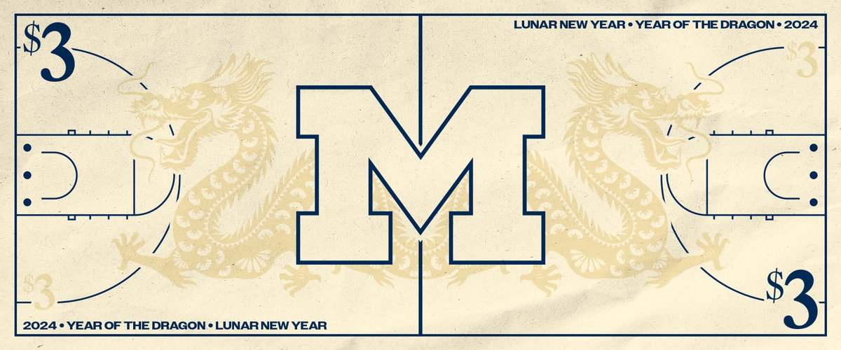 umichwbball's tweet photo. As we celebrate the Lunar New Year tomorrow, there will be a Red Envelope Giveaway for the first 1,000 fans! 

Symbolizing good wishes and luck, each envelope contains a commemorative $3 bill; some will contain gift cards, stickers &amp; vouchers for Michigan memorabilia.

#GoBlue https://t.co/5vYG0OU5SF