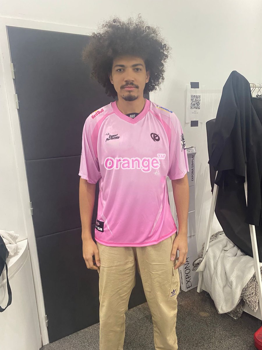 Pour accueillir Gotaga on s'est mis aux couleurs de notre équipe de cœur