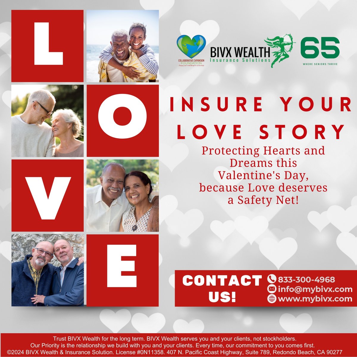 mybivx's tweet image. Insure your love story with the promise of a secure future. Because every chapter deserves protection. 💑🔒 

#BIVX #Secure65HealthPlans #CollaborativeExpansionFoundation #LoveInsurance #SecureYourStory #InsuranceForAll